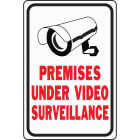 Hy-Ko 18 x 12 Heavy-Duty Aluminum Sign, Premises Under Video Surveillance Image 1