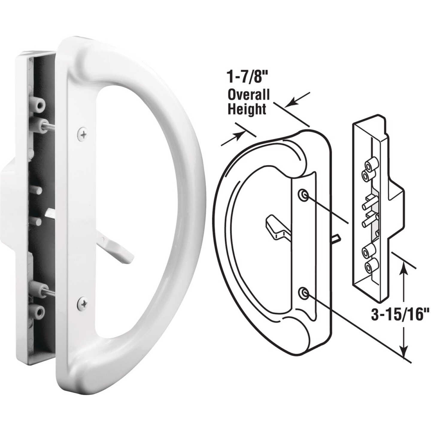 Prime-Line Standard Reversible Surface Mount Sliding Patio Door Handle Set Image 1