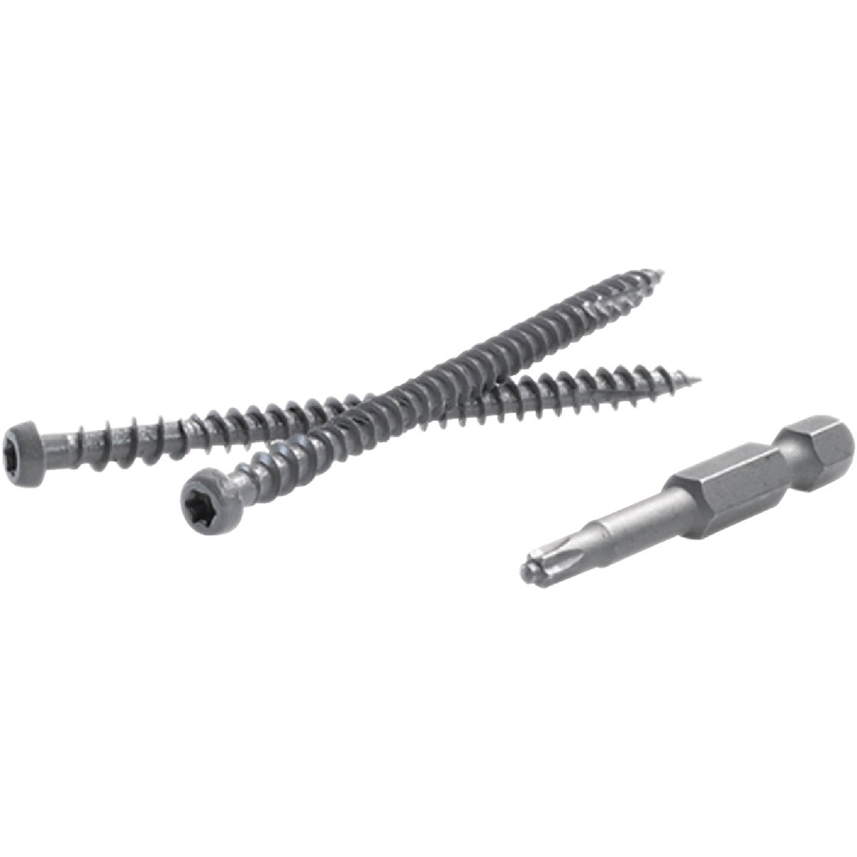 FastenMaster TrapEase #10 x 2-1/2 In. Gray Ultimate Composite Deck Screw (75-Count Box) Image 2