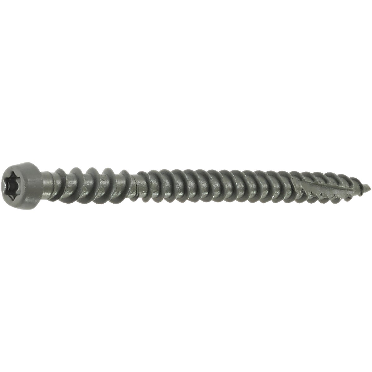 FastenMaster TrapEase #10 x 2-1/2 In. Gray Ultimate Composite Deck Screw (75-Count Box) Image 3