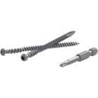 Fastenmaster TrapEase #10 x 2-1/2 In. Gray Ultimate Composite Deck Screw (350-Count Pail) Image 2