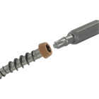 FastenMaster TrapEase #10 x 2-1/2 In. Brown Ultimate Composite Deck Screw (1050-Count Pail) Image 3