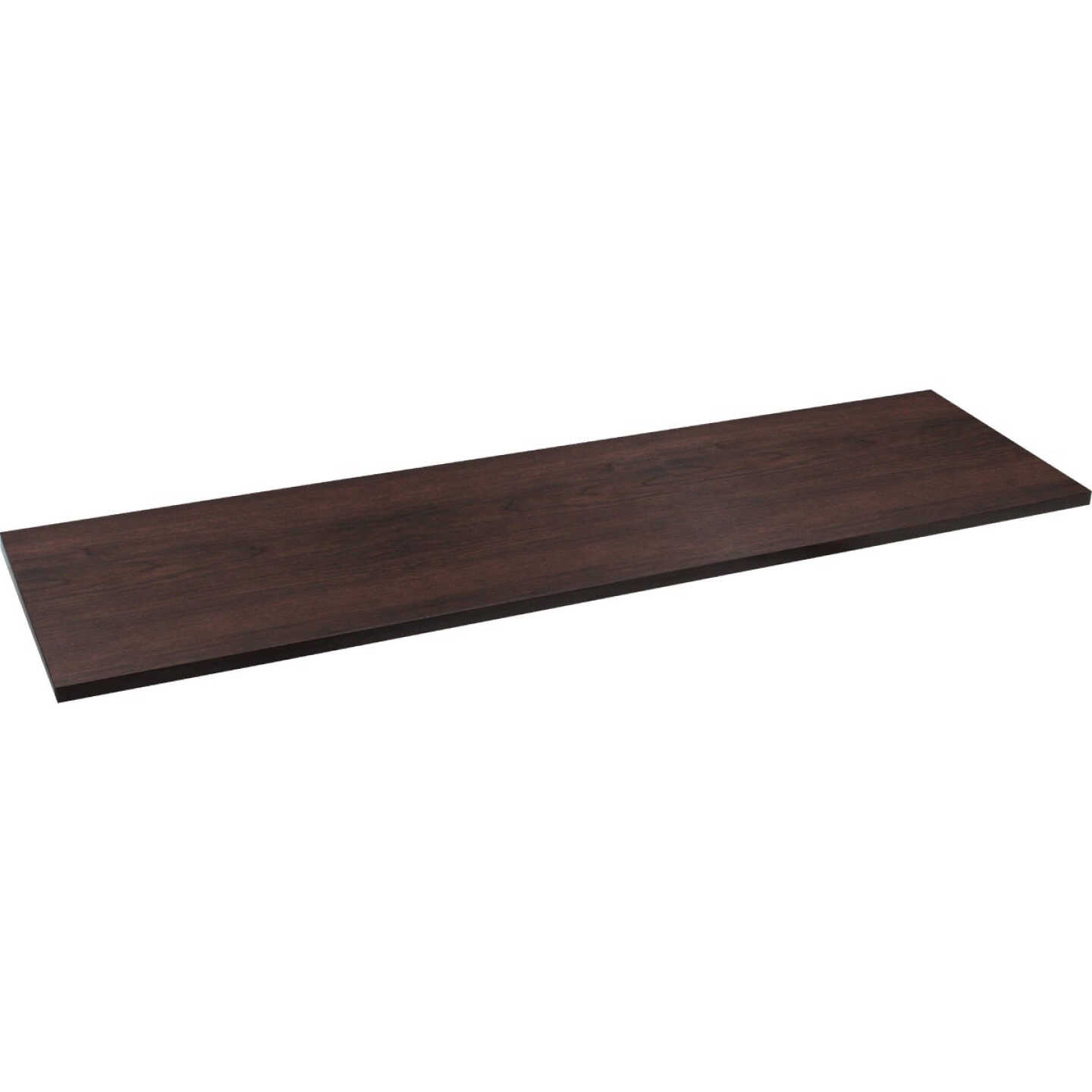 Knape & Vogt 8 In. x 24 In. Espresso All-Purpose Shelf Image 1