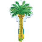 Lucky Line Palm Tree Design Decorative House Key, KW11 Image 1