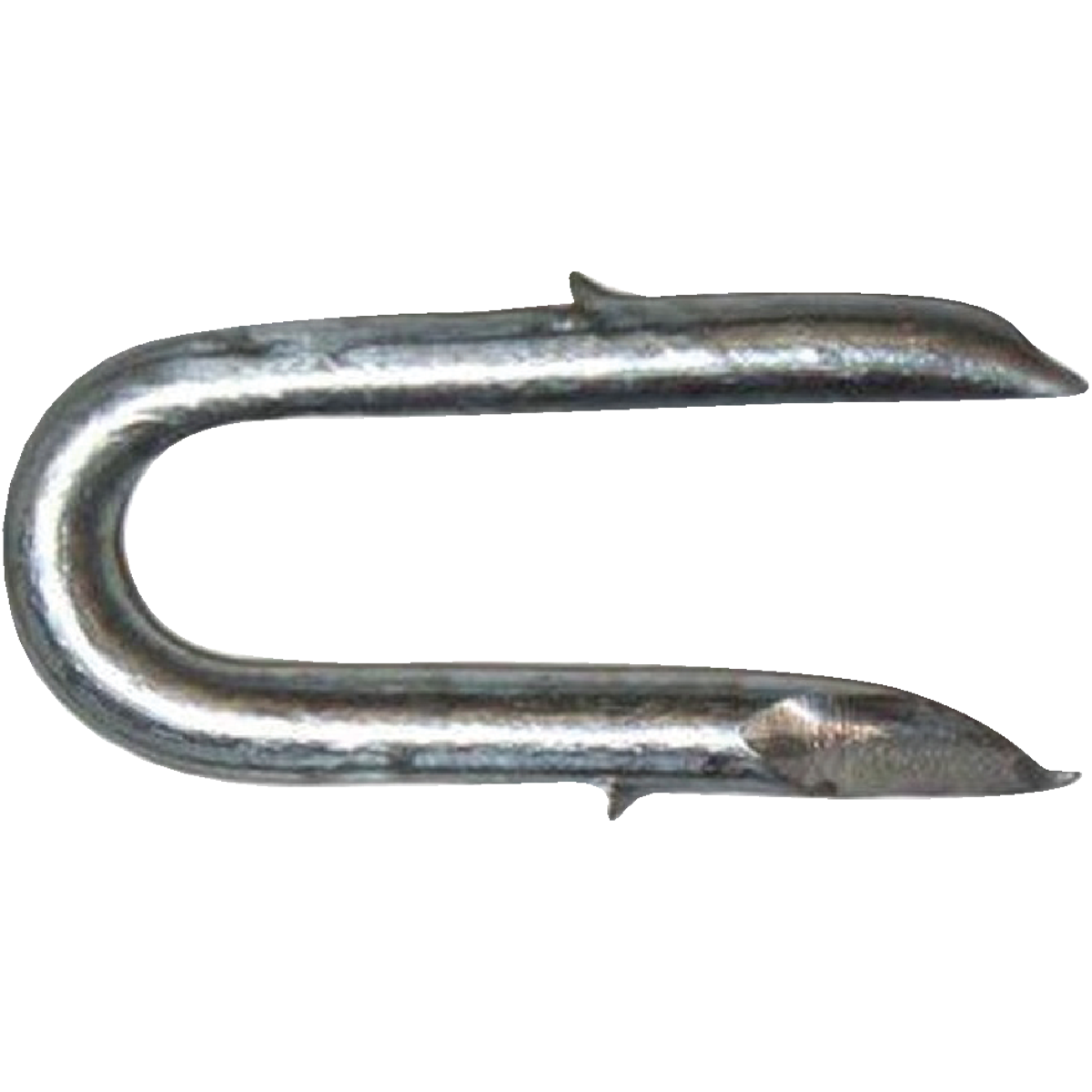 PrimeSource 1-1/4 In. 8 ga Single Barb Galvanized Fence Staple (450-Count, 5 Lb.)