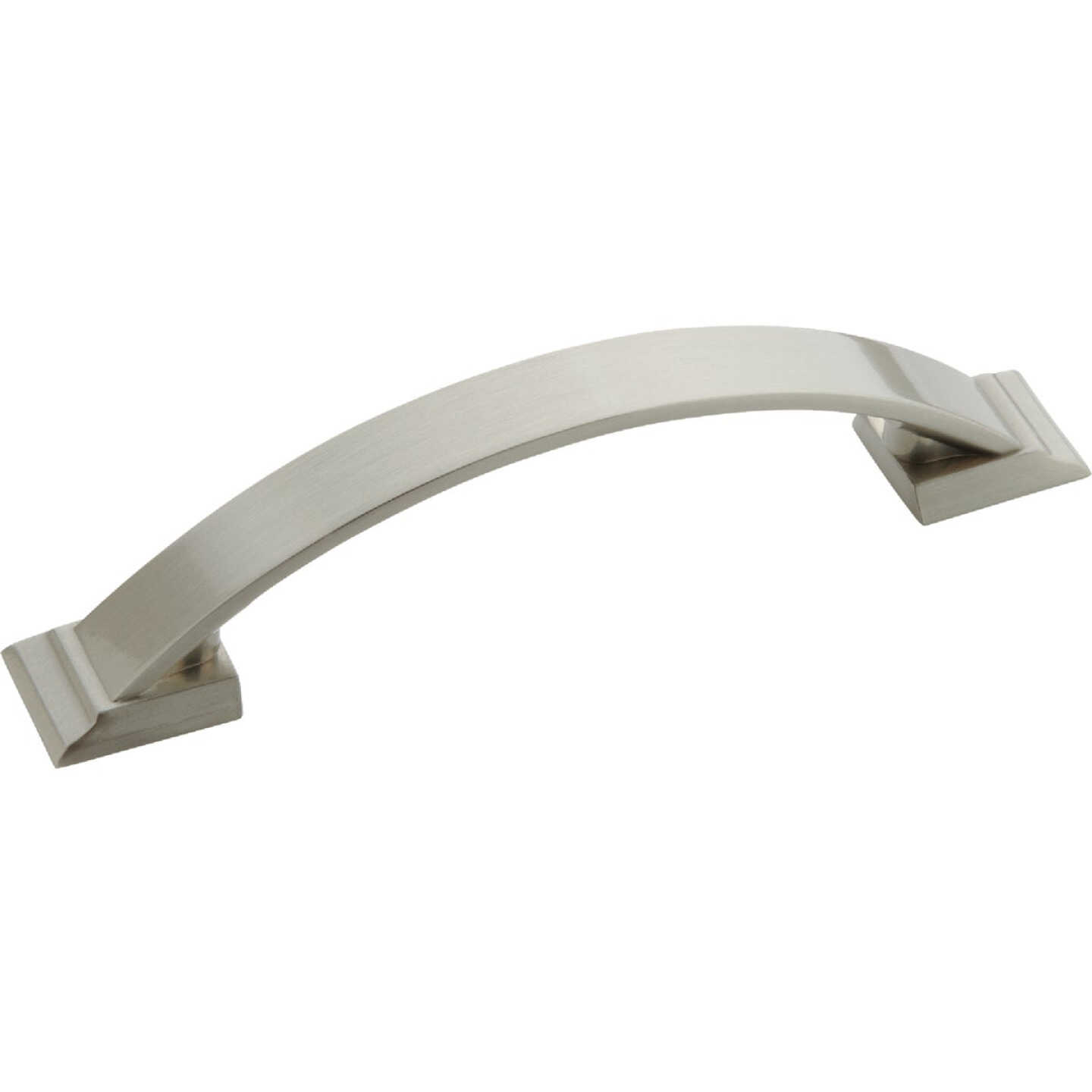 Amerock Candler 3.75 In. Satin Nickel Cabinet Drawer Pull Image 1