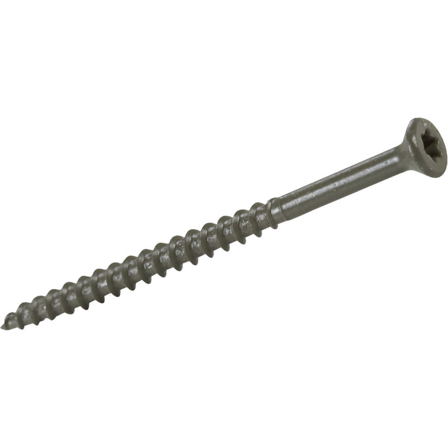 Grip-Rite PrimeGuard Plus 2-1/2 In. x 9 ga Star Drive Green Deck Screw (25 Lb.) Image 1