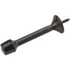 National Hardware 3 In. Oil Rubbed Bronze Rigid Door Stop (2-Count) Image 1