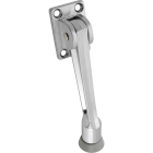 National Hardware 5 In. Satin Chrome Kickdown Door Holder Image 1