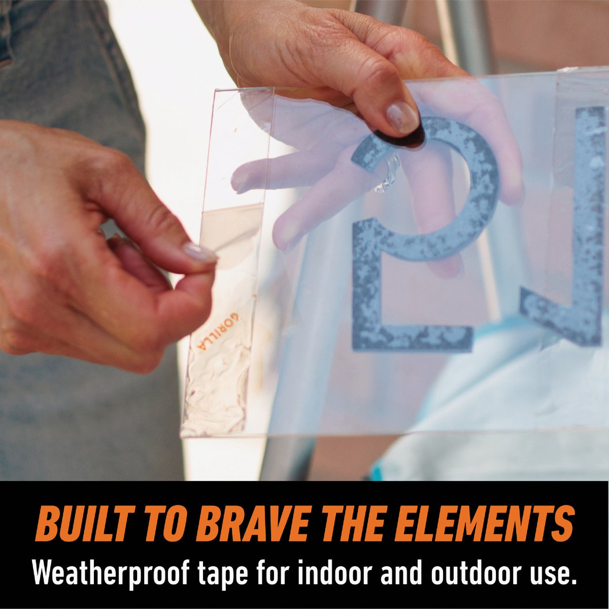 Gorilla 1 In. x 60 In. Tough & Clear Double-Sided Mounting Tape (15 Lb. Capacity) Image 3
