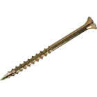 Do it Best #8 x 1-5/8 In. Star Drive Flat Head Gold Construction Wood Screw (1598-Count, 10 Lb.) Image 1
