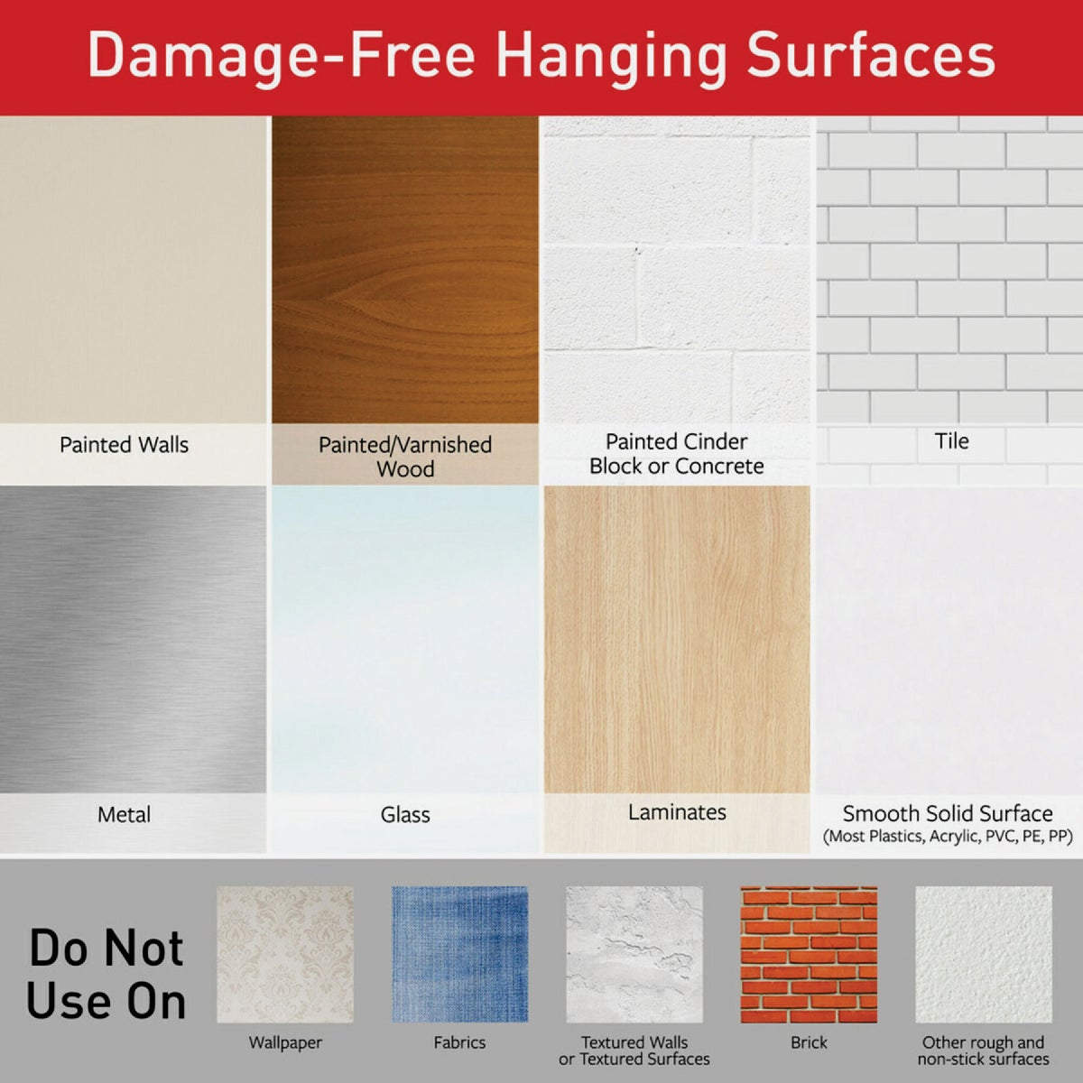 Command Large Bath Hook, White, 1 Hook, 1 Large Strip Image 5