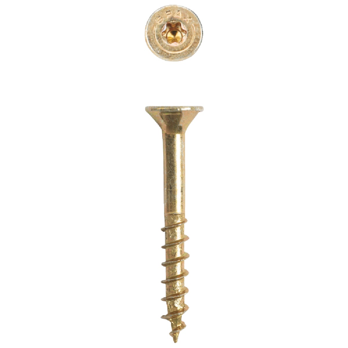 SPAX #8 x 1-1/4 In. T20 Plus Flat Head Yellow Zinc (Interior) Wood Screw (240-Count) Image 3