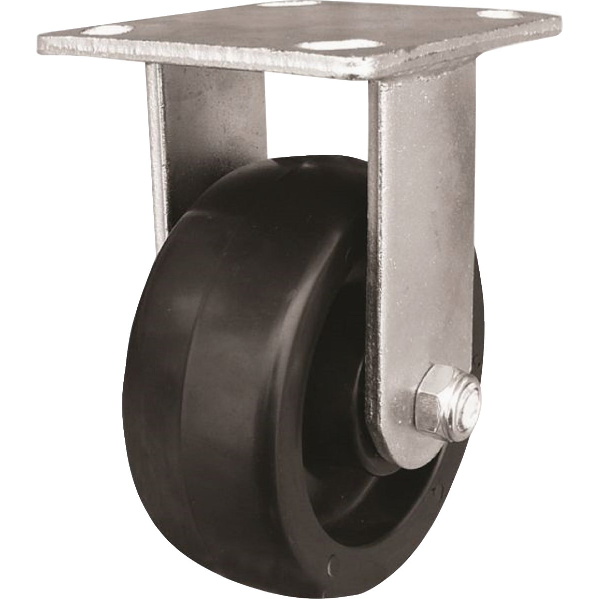 Shepherd Hardware 5 In. Heavy-Duty Polypropylene Rigid Plate Caster