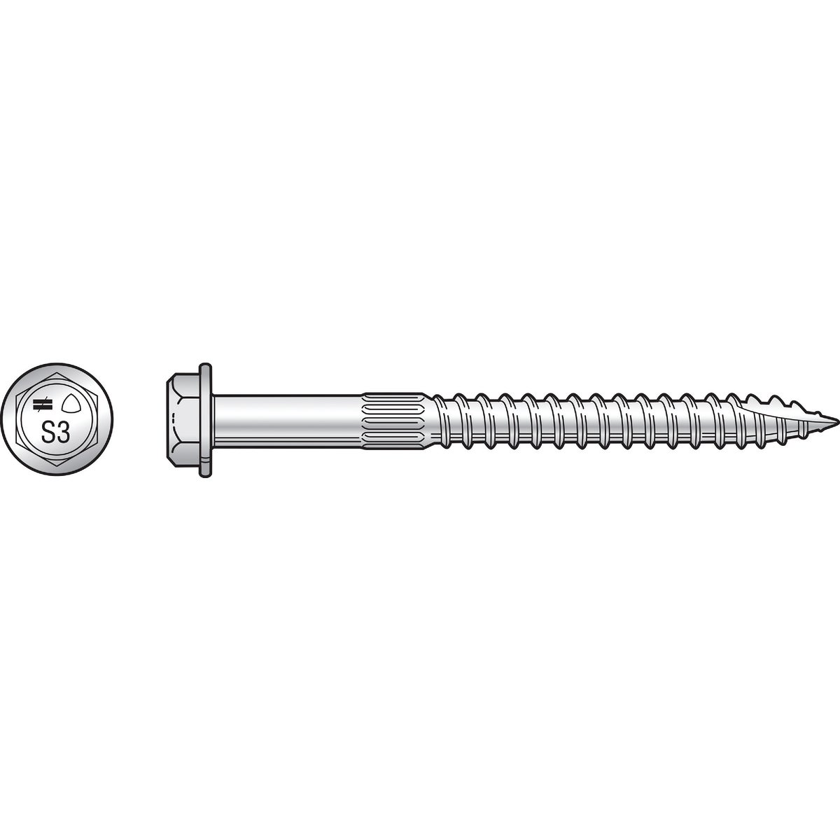 Simpson Strong-Tie Strong-Drive SDS 1/4 In. x 3 In. Heavy-Duty Connector Screw (150-Count)