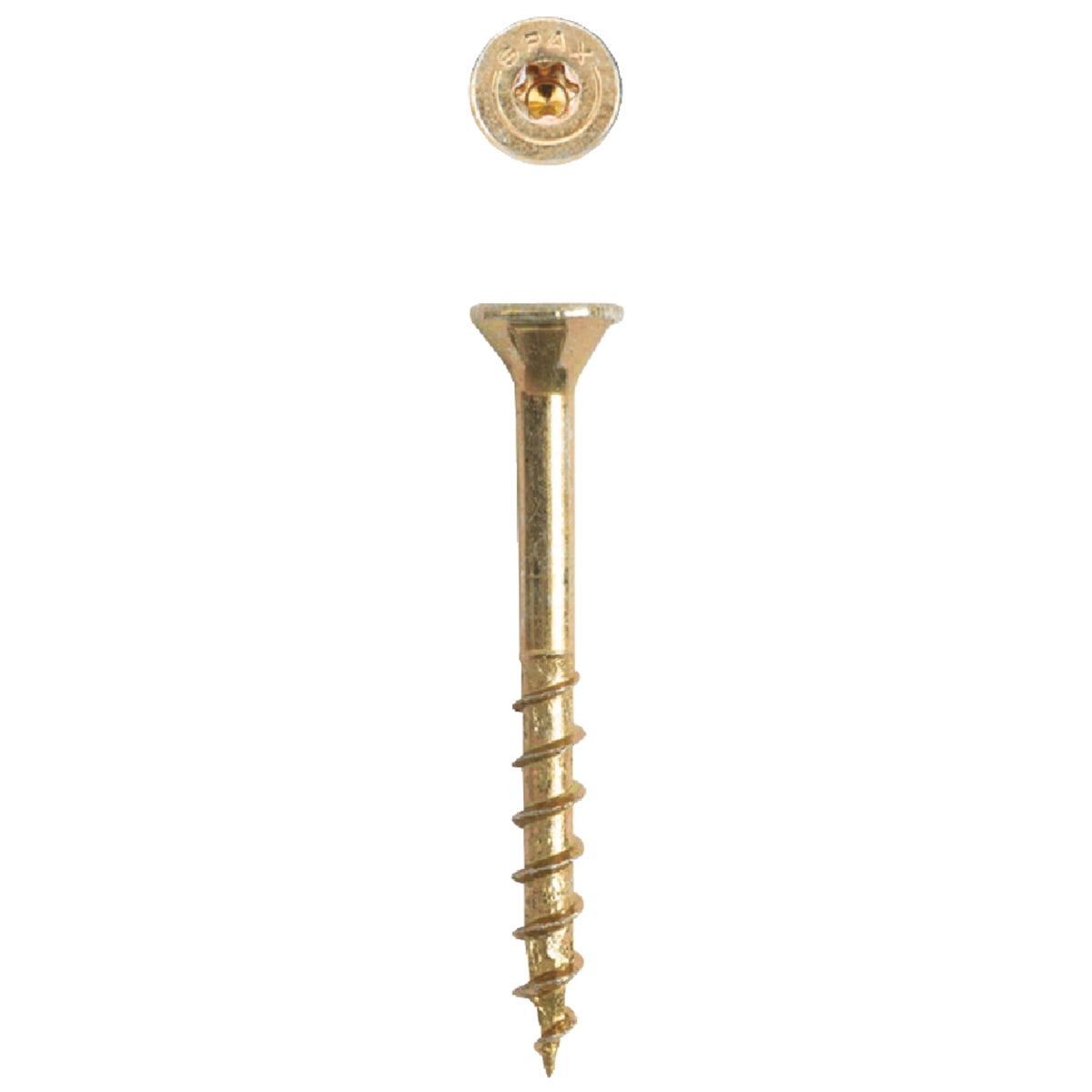 SPAX #8 x 1-1/2 In. T20 Plus Flat Head Yellow Zinc (Interior) Wood Screw (197-Count) Image 3