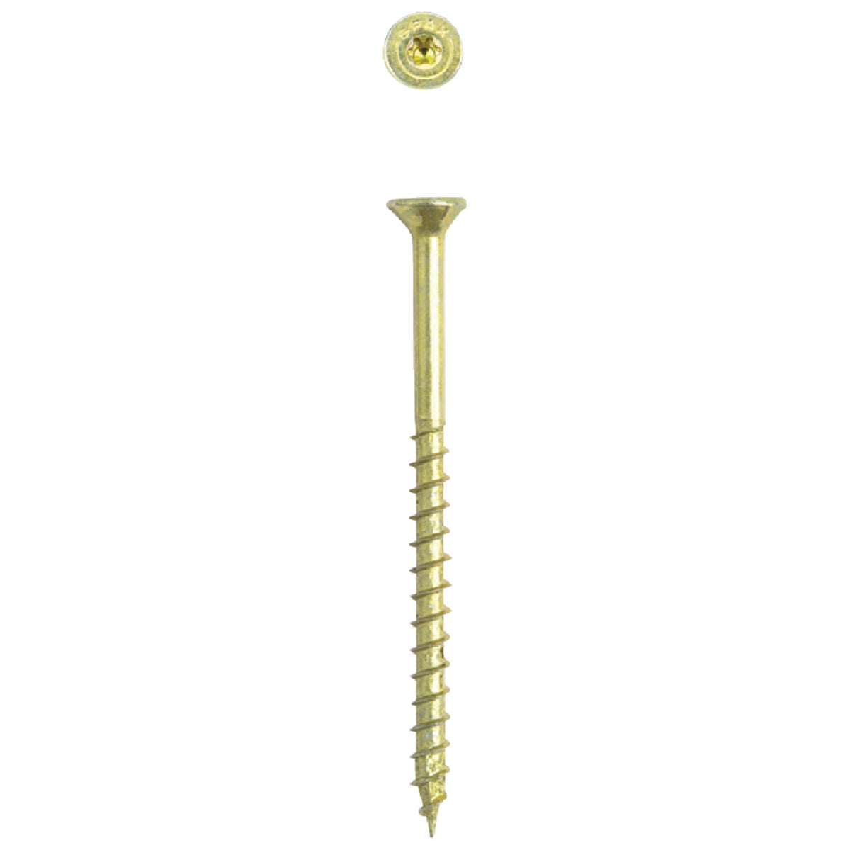 SPAX #8 x 2 In. T20 Plus Flat Head Yellow Zinc (Interior) Wood Screw (161-Count) Image 3