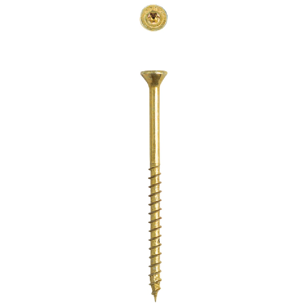 SPAX #8 x 2-1/2 In. T20 Plus Flat Head Yellow Zinc (Interior) Wood Screw (133-Count) Image 3