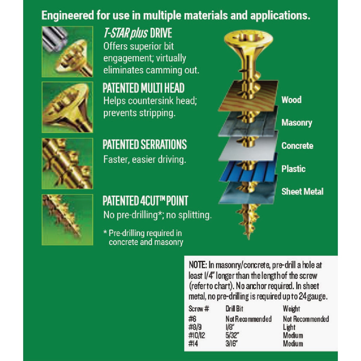 SPAX #8 x 2-1/2 In. T20 Plus Flat Head Yellow Zinc (Interior) Wood Screw (133-Count) Image 4