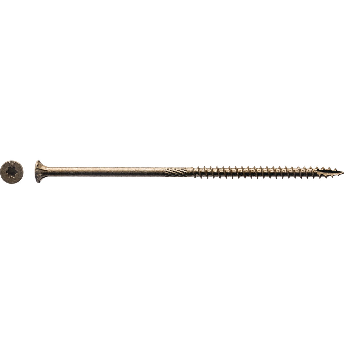 Big Timber #10 x 5 In. Bronze Flat Head Wood Screw (37-Count, 1 Lb.)