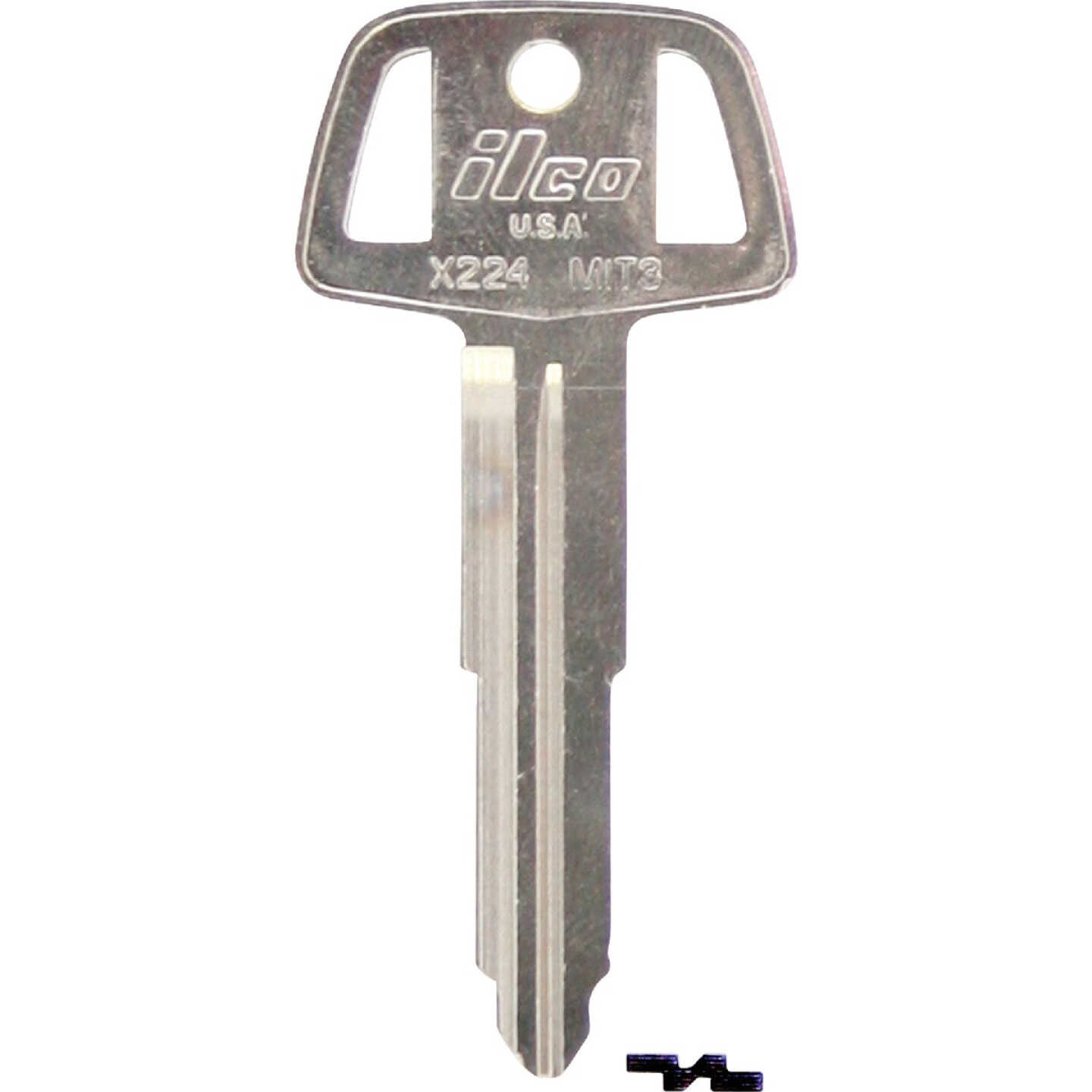 ILCO Mitsubishi Nickel Plated Automotive Key, MIT3 / X224 (10-Pack) Image 1