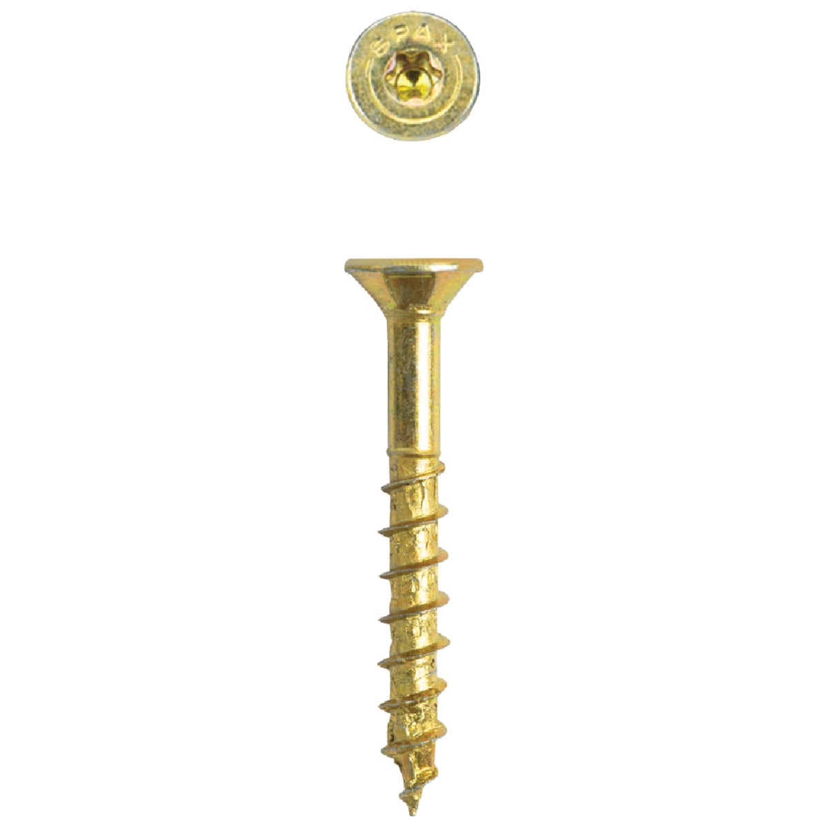 SPAX #10 x 1-1/2 In. T20 Plus Flat Head Yellow Zinc (Interior) Wood Screw (133-Count) Image 3