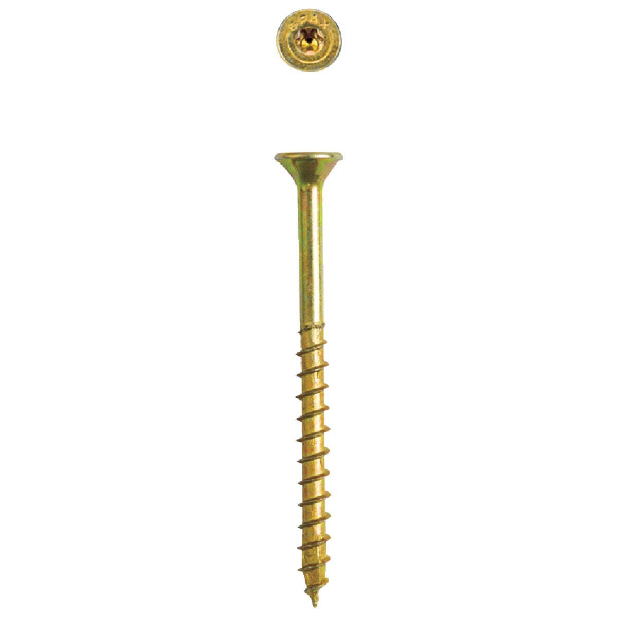 SPAX #10 x 2-1/2 In. T20 Plus Flat Head Yellow Zinc (Interior) Wood Screw (87-Count) Image 3