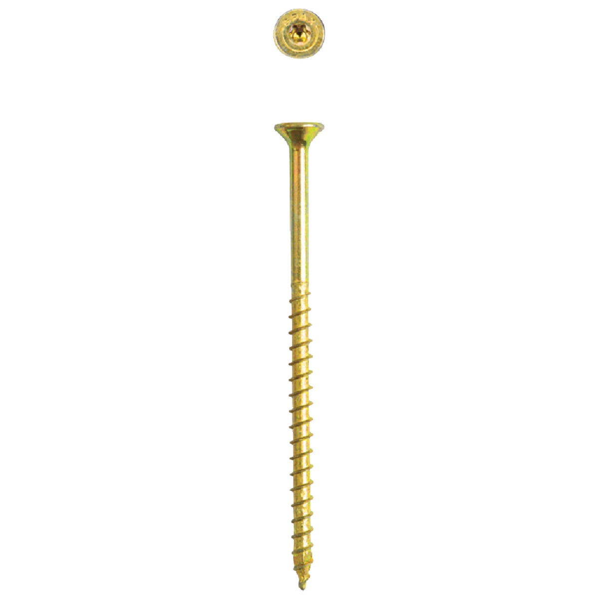 SPAX #10 x 3-1/2 In. T20 Plus Flat Head Yellow Zinc (Interior) Wood Screw (57-Count) Image 3