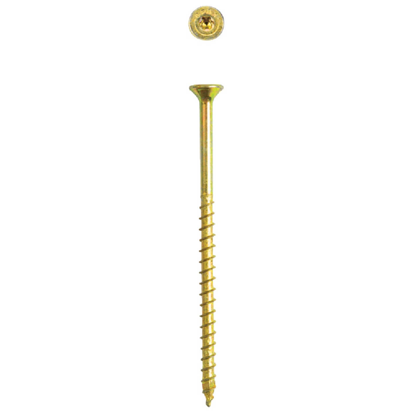 SPAX #10 x 3-1/2 In. T20 Plus Flat Head Yellow Zinc (Interior) Wood Screw (57-Count) Image 3