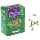 SPAX #8 x 2-1/2 In. T20 Plus Wafer Head Yellow Zinc (Interior) Cabinet Screw (120-Count) Image 1