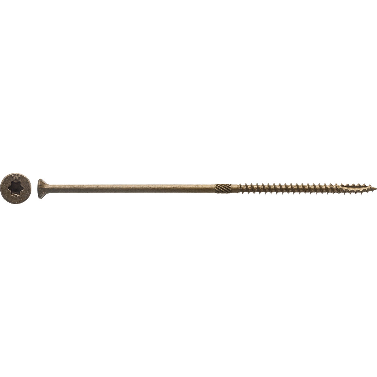 Big Timber #10 x 6 In. Bronze Flat Head Wood Screw (32-Count, 1 Lb.)