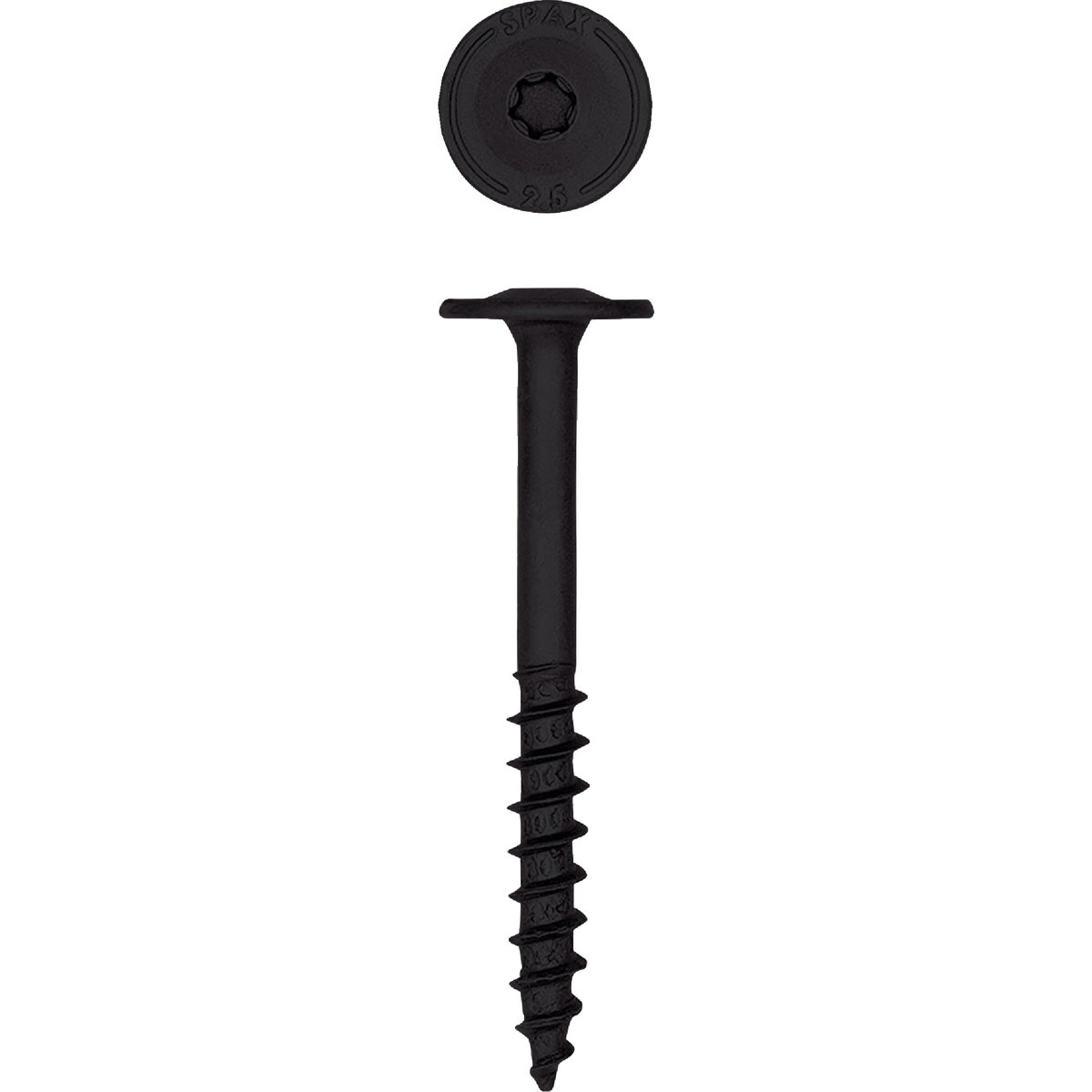 SPAX PowerLags 1/4 In. x 2-1/2 In. T30 Washer Head HCR (Exterior Rated) Lag Screw (50-Count) Image 4