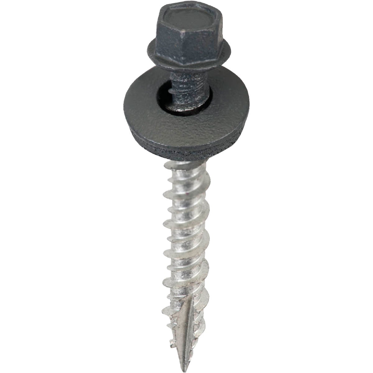 Acorn International #9 x 1-1/2 In. Charcoal Gray Washered Metal To Wood Screw (250-Count)