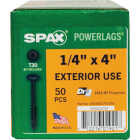 SPAX PowerLags 1/4 In. x 4 In. T30 Washer Head HCR (Exterior Rated) Lag Screw (50-Count) Image 5