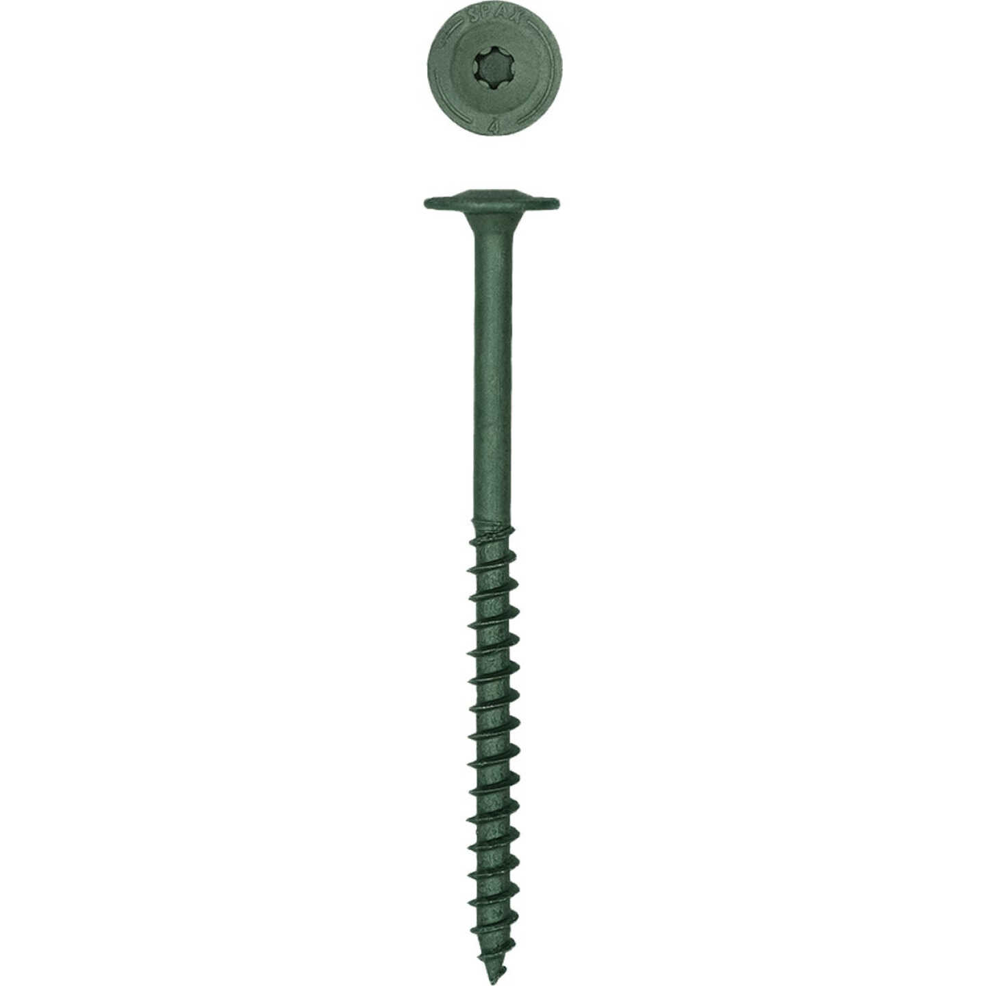 SPAX PowerLags 1/4 In. x 4 In. T30 Washer Head HCR (Exterior Rated) Lag Screw (50-Count) Image 4