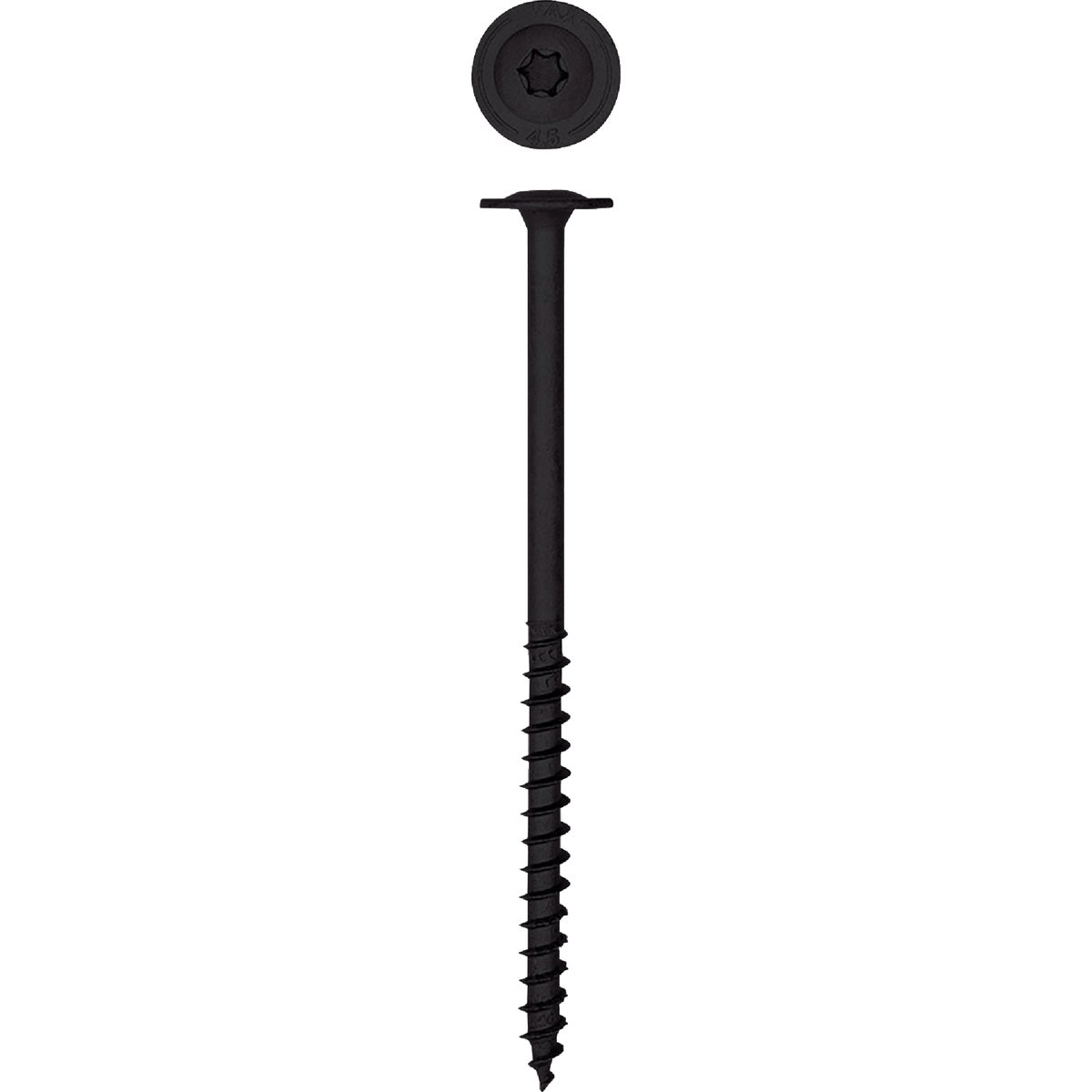 SPAX PowerLags 1/4 In. x 4-1/2 In. T30 Washer Head HCR (Exterior Rated) Lag Screw (50-Count) Image 4