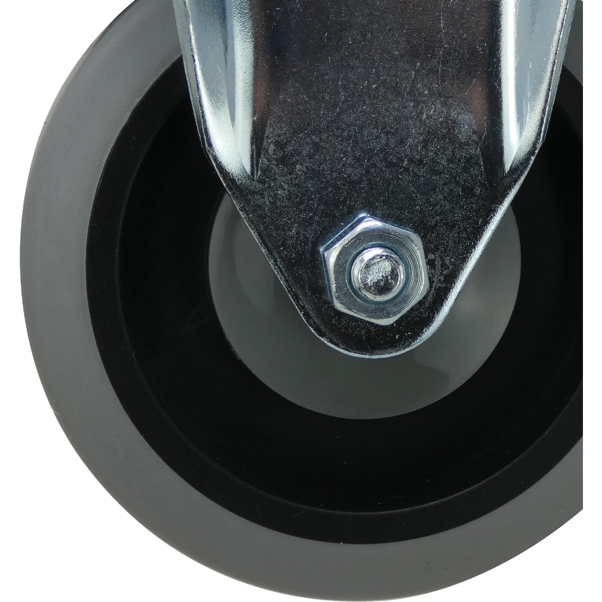 Shepherd Hardware 4 In. Thermoplastic Rigid Plate Caster Image 7