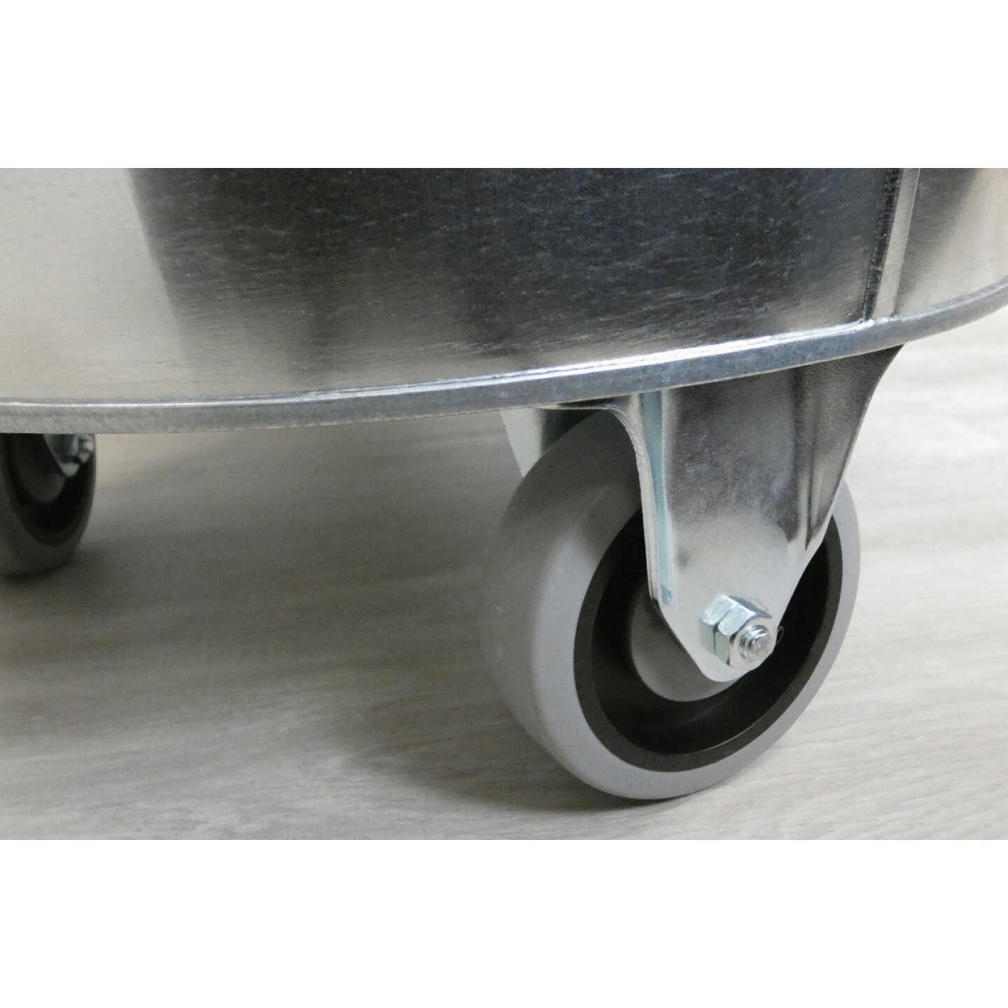 Shepherd Hardware 4 In. Thermoplastic Rigid Plate Caster Image 2