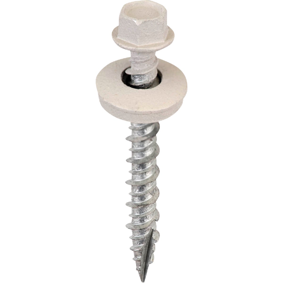 Acorn International #9 x 1-1/2 In. Light Gray Washered Metal To Wood Screw (250-Count)