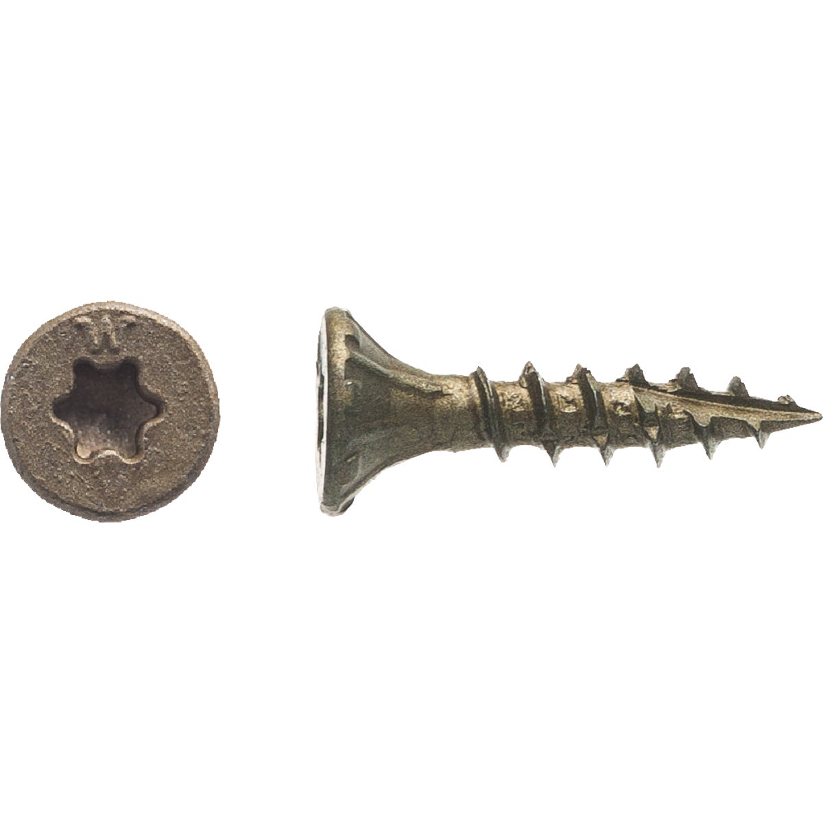 Big Timber #8 x 3/4 In. Bronze Flat Head Wood Screw (381-Count, 1 Lb.)