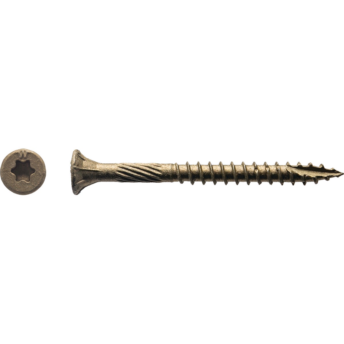 Big Timber #9 x 2 In. Bronze Flat Head Wood Screw (118-Count, 1 Lb.)