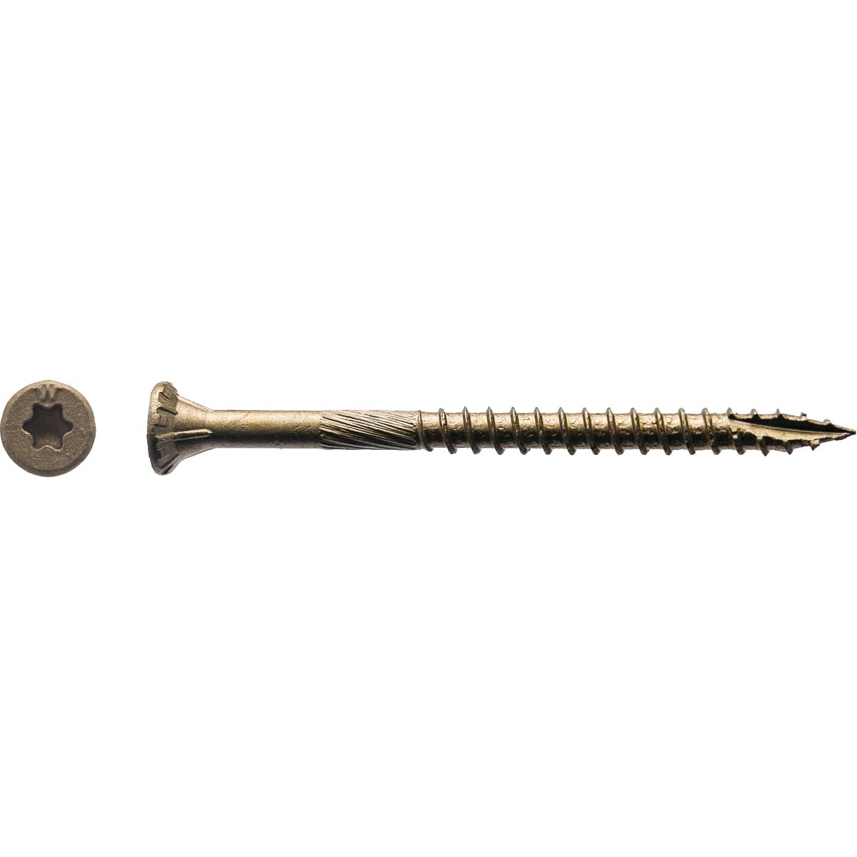 Big Timber #9 x 2-1/2 In. Bronze Flat Head Wood Screw (93-Count, 1 Lb.)