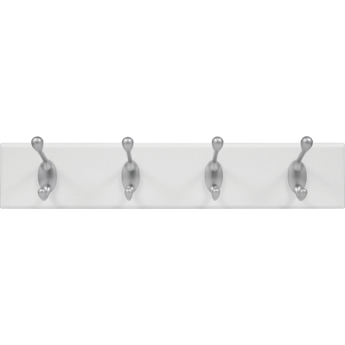 High and Mighty 18 In. 30 Lb Capacity White Hook Rail Image 2