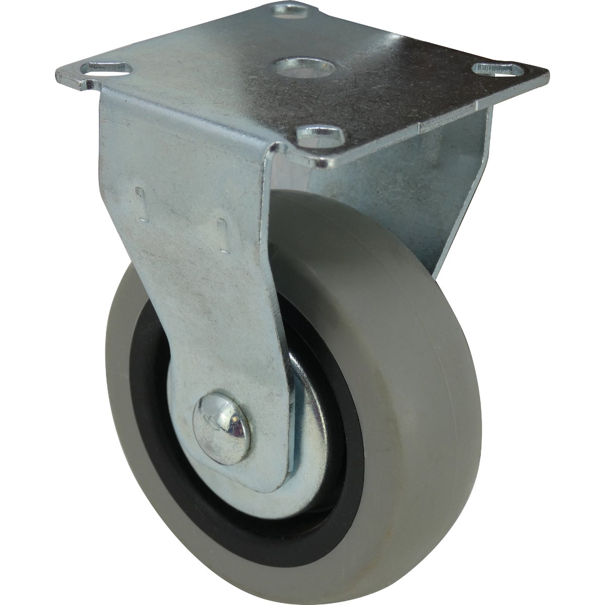 Shepherd Hardware 3 In. Thermoplastic Rigid Plate Caster Image 6