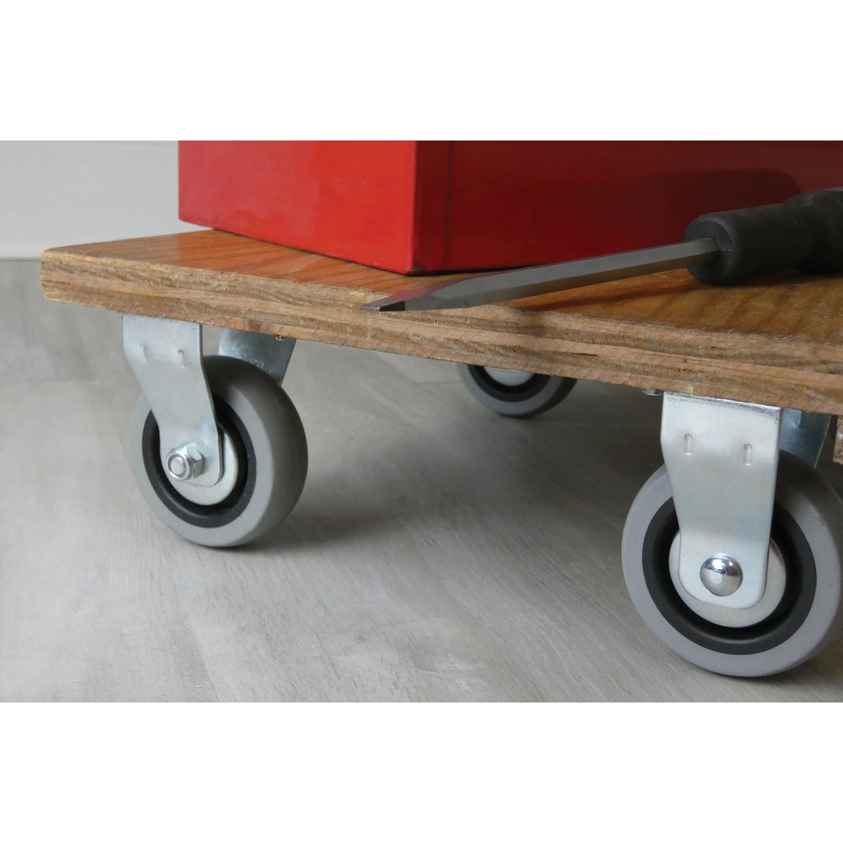 Shepherd Hardware 3 In. Thermoplastic Rigid Plate Caster Image 4