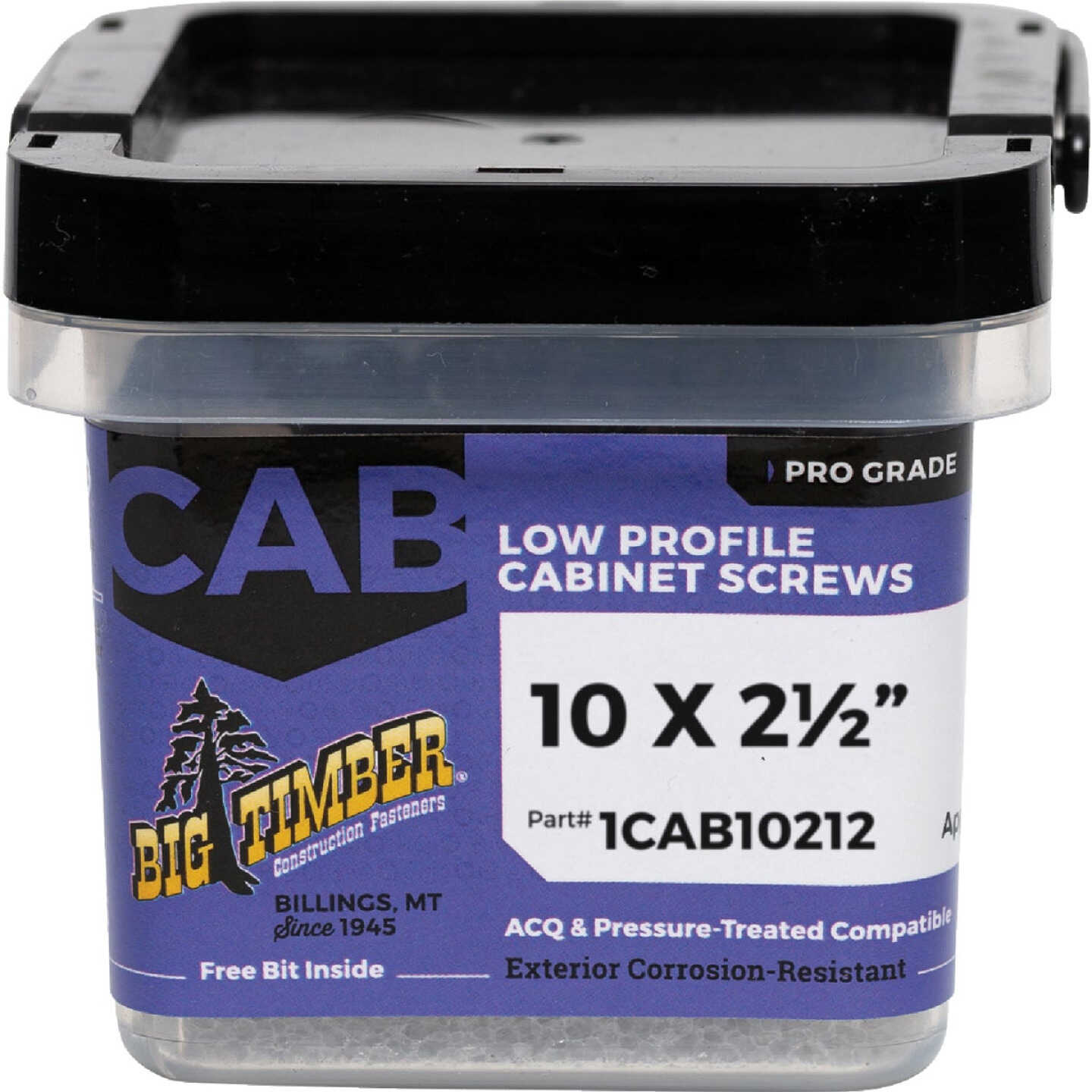 Big Timber #10 x 2-1/2 In. Star Cabinet Screw (1 Lb.) Image 1