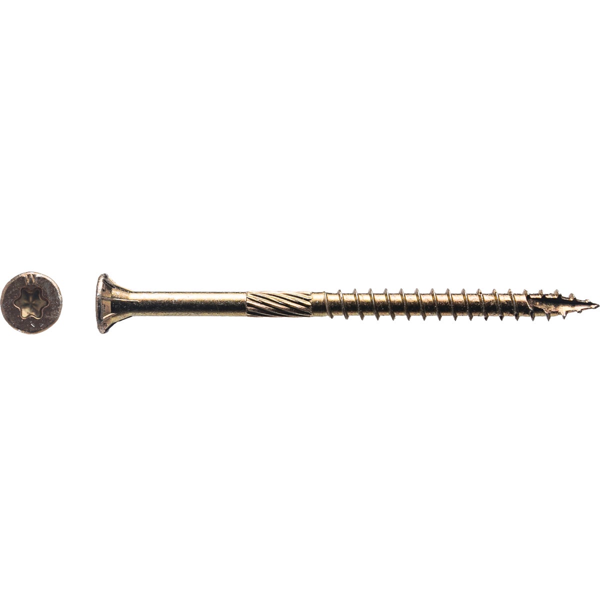 Big Timber #9 x 2-3/4 In. Yellow Zinc Flat Head Wood Screw (430-Count, 5 Lb.)