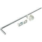 National Hardware 1/2 In. X 18 In. Zinc Plated Steel Cane Bolt Image 1