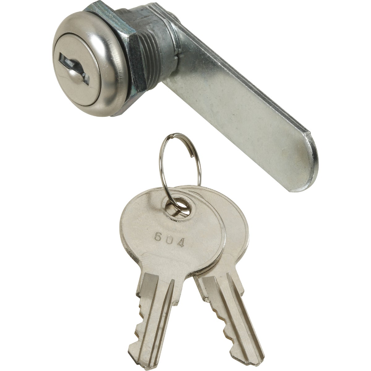 National Hardware 1/4 In. Chrome Utility Lock