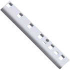 Knape & Vogt 255 Series 48 In. White Steel Mortise-Mount Pilaster Shelf Standard Image 1